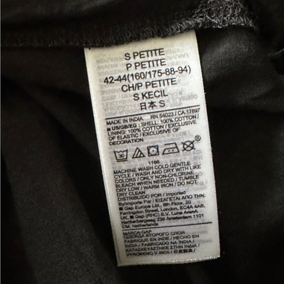 GAP Women Long Sleeve Puff Sleeve Smocked Maxi Dress in Black Size Small - Picture 8 of 12